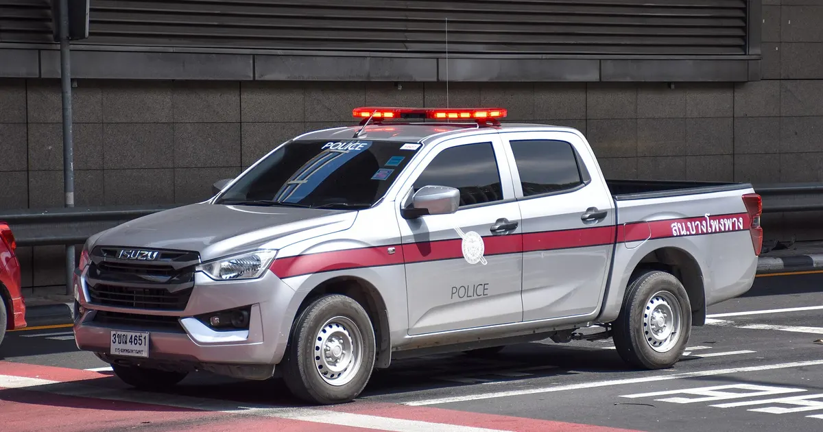 タイ王国国家警察のパトカー（イメージ）